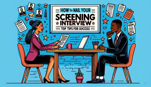 How to Nail Your Screening Interview: Top Tips for Success