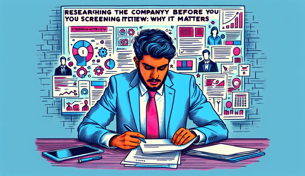 Researching the Company Before Your Screening Interview: Why It Matters