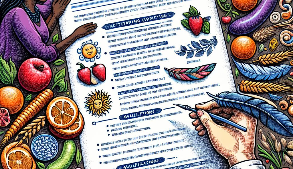Crafting the Perfect Resume for Nutrition Consultant Jobs