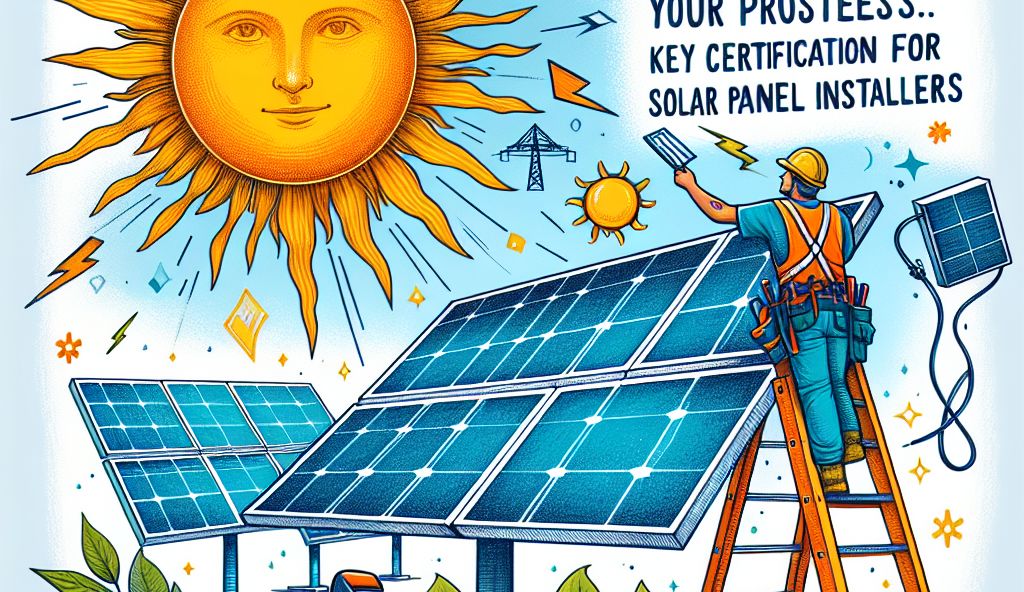 Brightening Your Prospects: Key Certifications for Solar Panel Installers