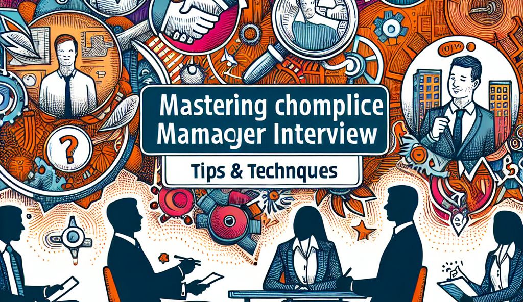 Mastering the Compliance Manager Interview: Tips & Techniques