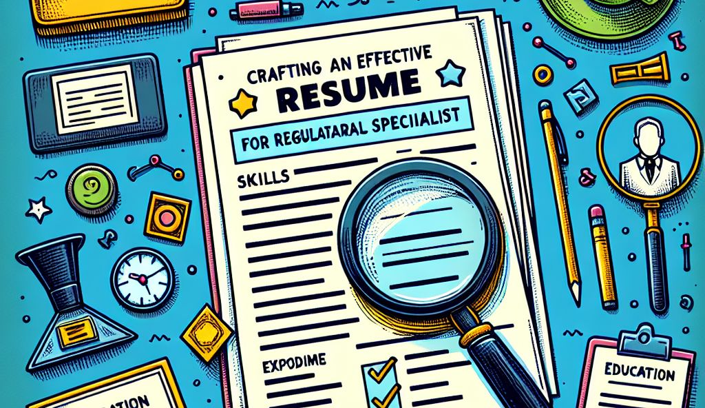 Crafting an Effective Resume for Regulatory Specialist Roles