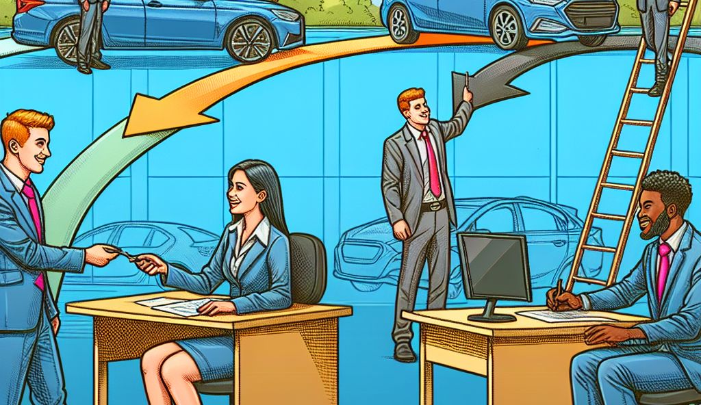 Climbing the Automotive Sales Ladder: From Salesperson to Manager