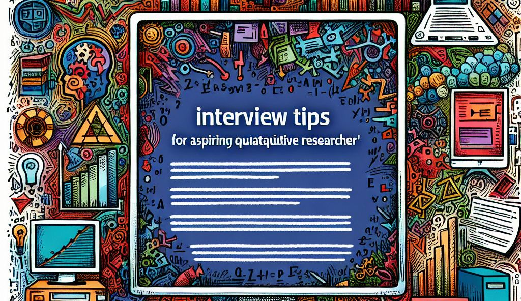 Interview Tips for Aspiring Quantitative Researchers