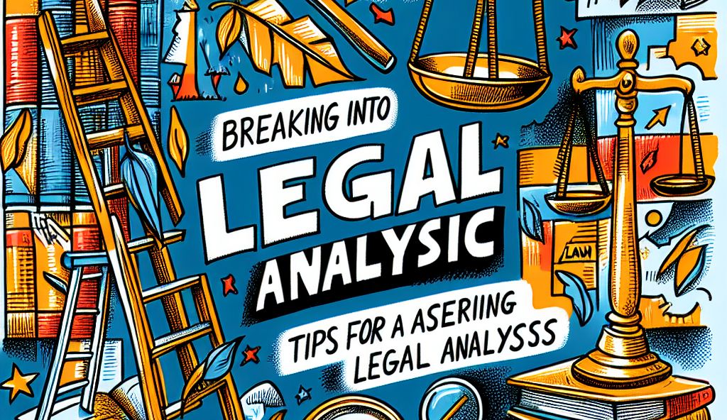 Breaking Into Legal Analysis: Tips for Aspiring Legal Analysts