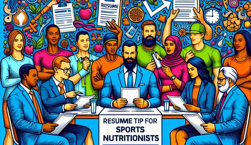 Resume Tips for Sports Nutritionists: Making an Impact