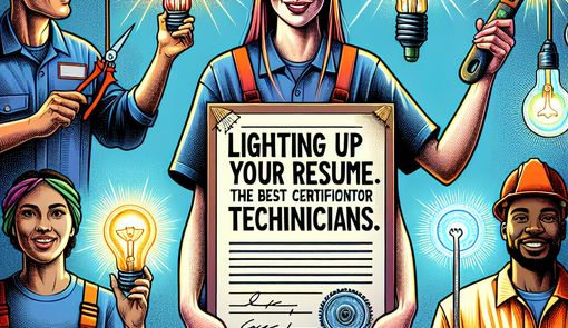 Lighting Up Your Resume: The Best Certifications for Technicians