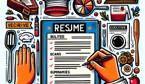 Crafting a Winning Resume for Executive Chefs: Secret Ingredients Revealed