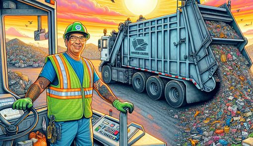 A Day in the Life of a Trash Compactor Operator