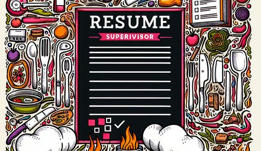 Crafting a Winning Resume for Kitchen Supervisor Roles