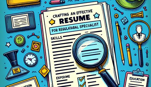 Crafting an Effective Resume for Regulatory Specialist Roles