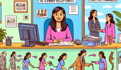 From Reception Desk to Practice Manager: Career Path of a Veterinary Receptionist