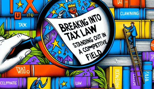 Breaking Into Tax Law: Standing Out in a Competitive Field