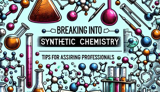 Breaking into Synthetic Chemistry: Tips for Aspiring Professionals