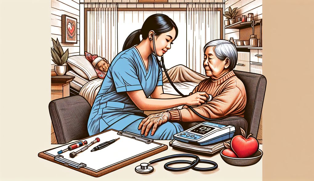 How do you demonstrate compassion and empathy when caring for elderly patients?