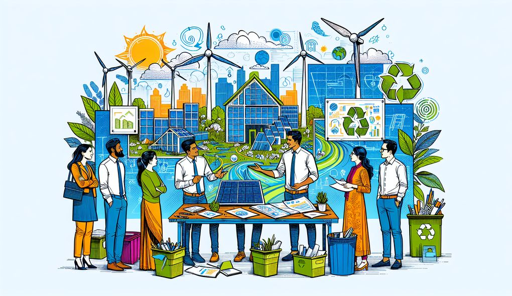 How do you ensure that sustainability practices are integrated across all levels of an organization?