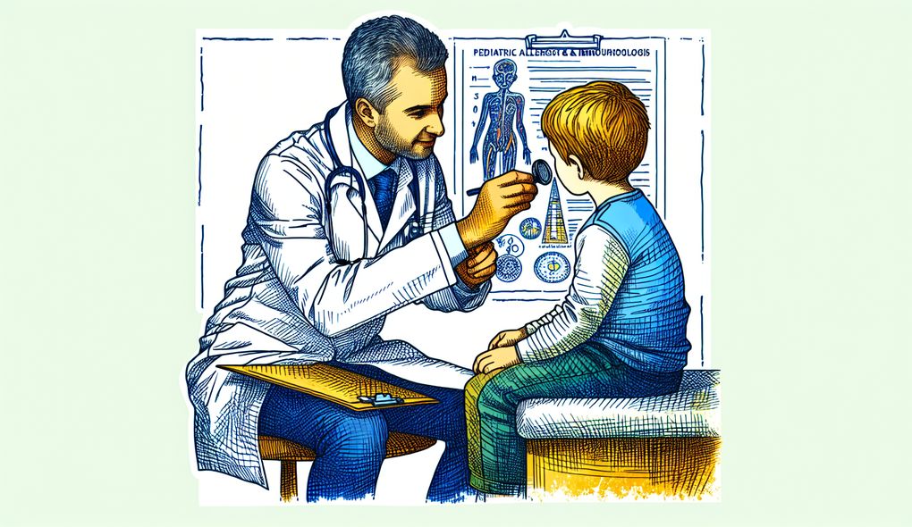 Can you describe your experience in diagnosing and treating allergic and immunologic conditions in children?