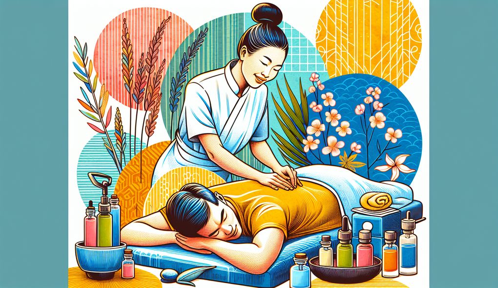 What steps do you take to promote relaxation during a massage session?