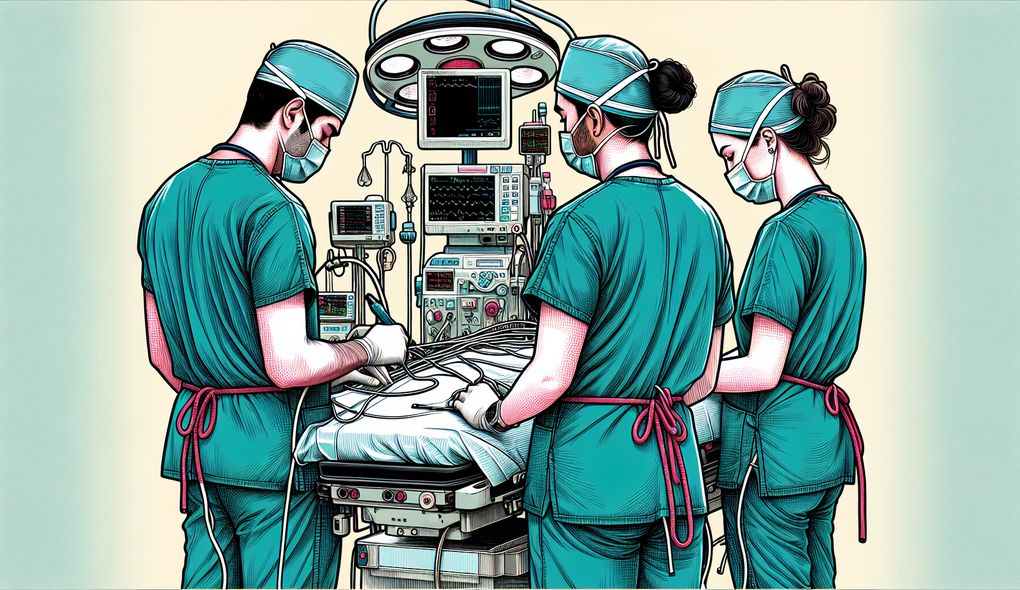 How do you ensure proper cleaning and preparation of the operating room between surgeries?