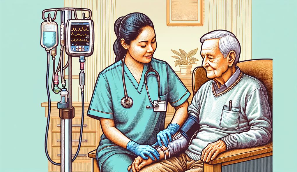Can you give an example of a situation where you had to think critically to provide the best care for an elderly patient?