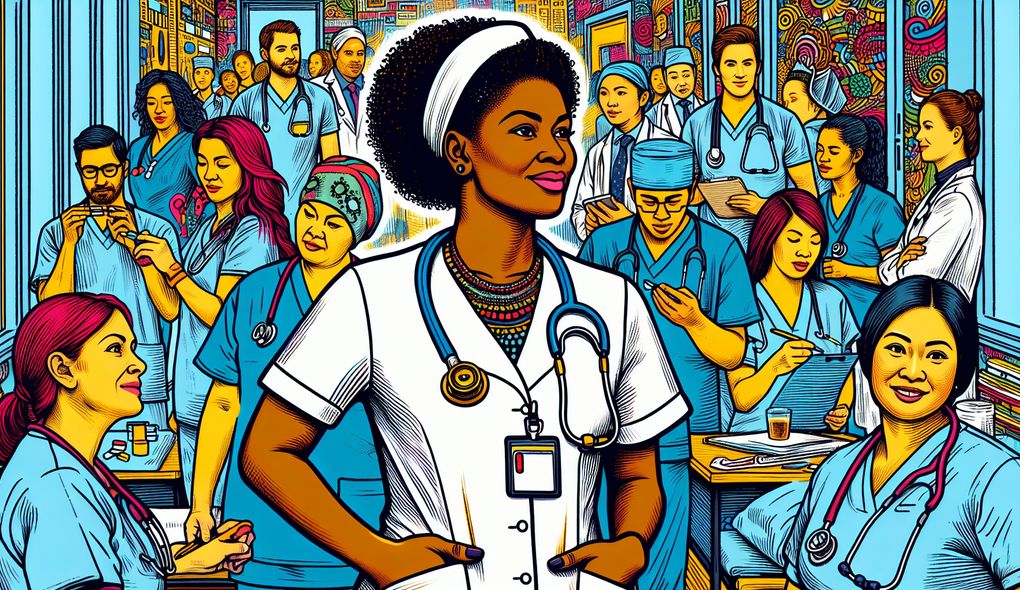 How do you foster a culture of empathy, respect, and professionalism within the nursing staff?