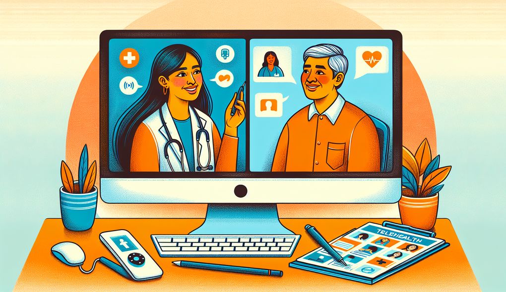What strategies do you use to educate patients on health maintenance and disease prevention in a virtual setting?