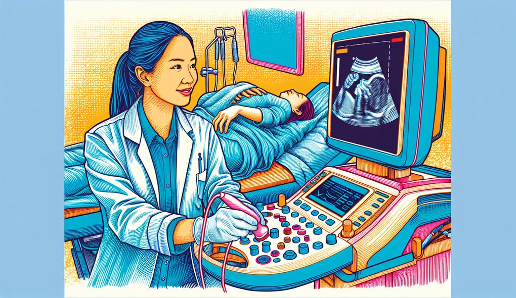 How do you supervise and mentor junior technicians and students in ultrasound imaging?