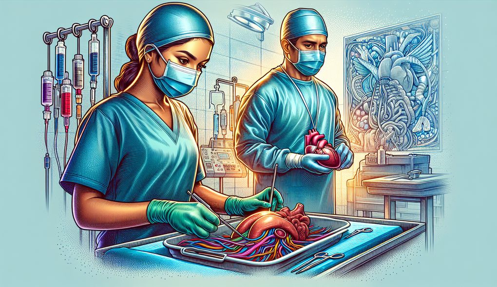 How do you balance the need for speed and accuracy in organ transplant procedures?