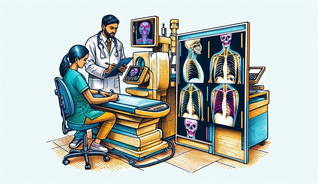 Describe your understanding of anatomy, radiological procedures, and medical terminology.