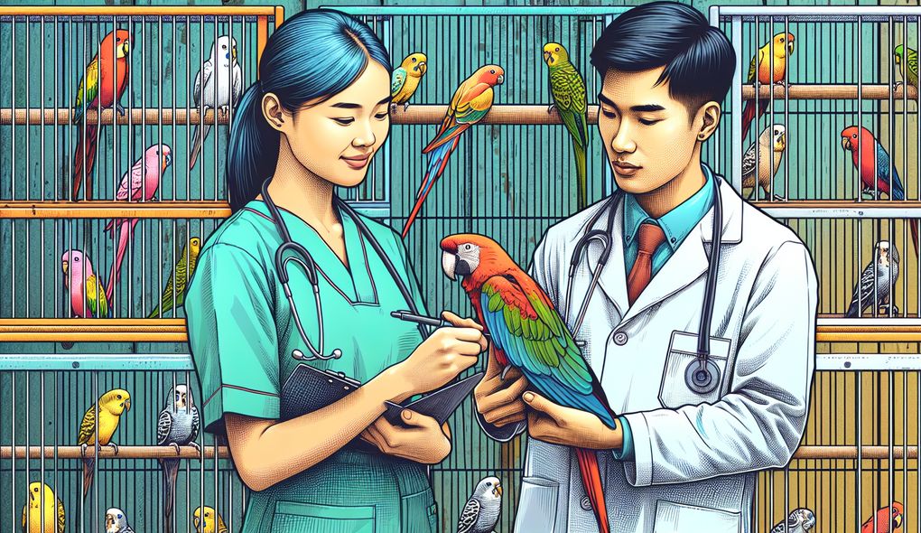 How do you diagnose health issues in avian patients?