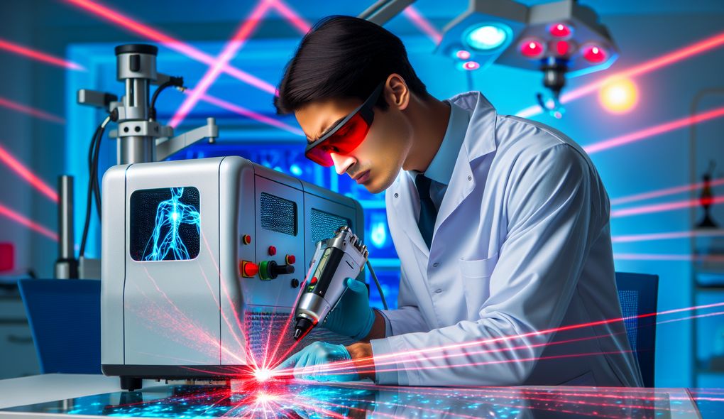 Can you describe your experience with laser physics and the safe operation of laser systems?