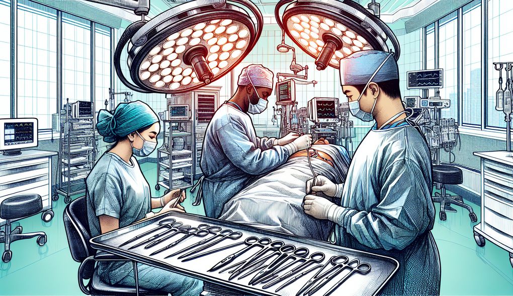 What steps do you take to prepare operating rooms with necessary surgical equipment and supplies?
