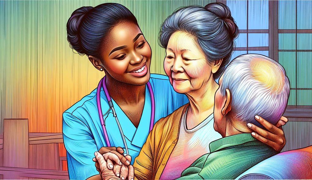 How do you educate families and caregivers on managing the patient's condition in a hospice setting?
