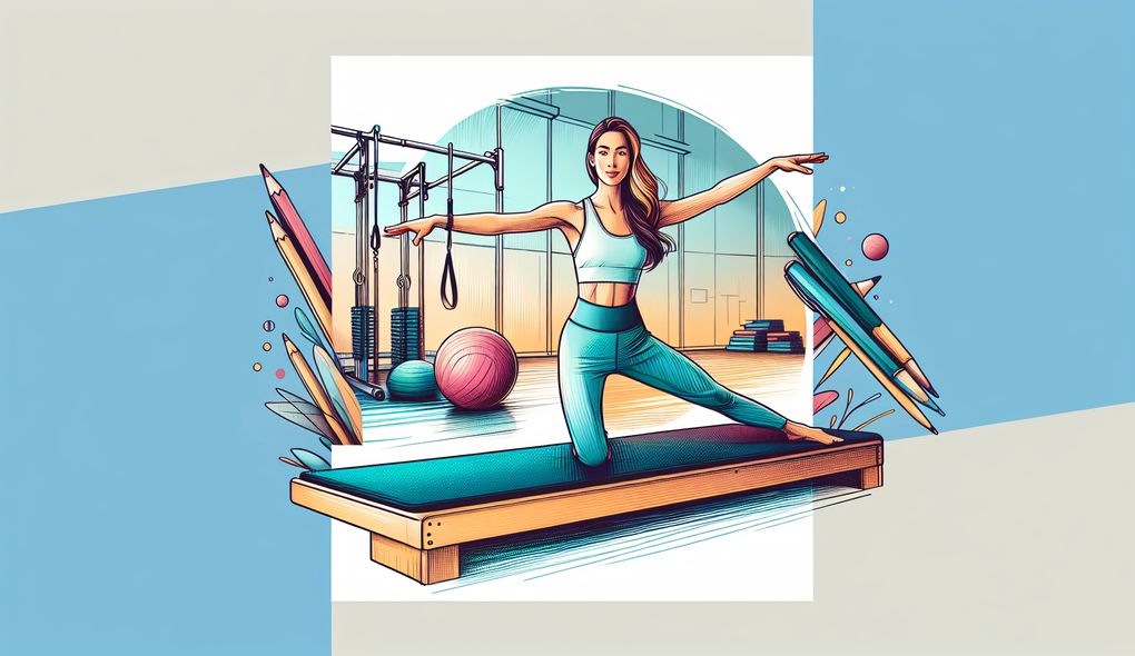Can you share an example of a creative Pilates routine you have developed and implemented?