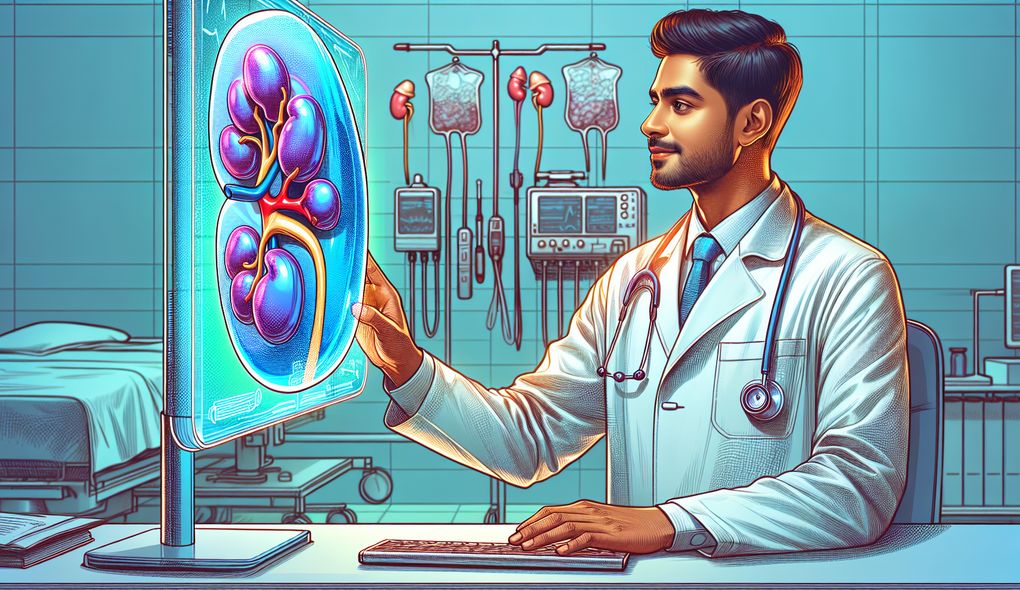 Can you provide an example of a nephrology-related project you have completed?