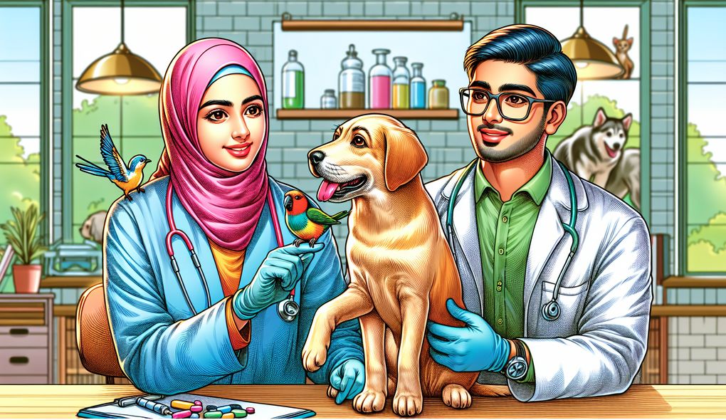 How do you collaborate with veterinary technicians and support staff to provide seamless care?